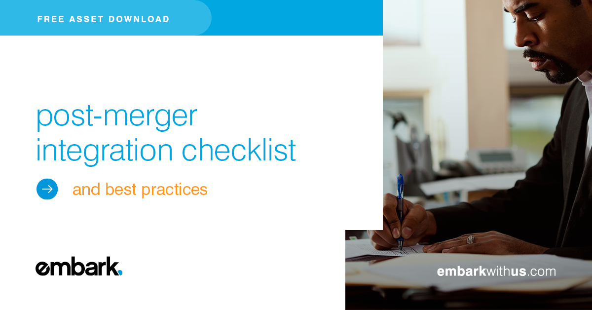 Post Merger Integration Checklist
